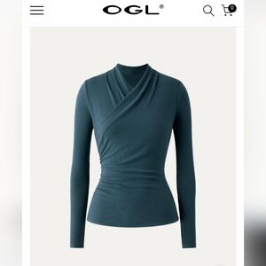 OGL Move Surplice Long Sleeve Top